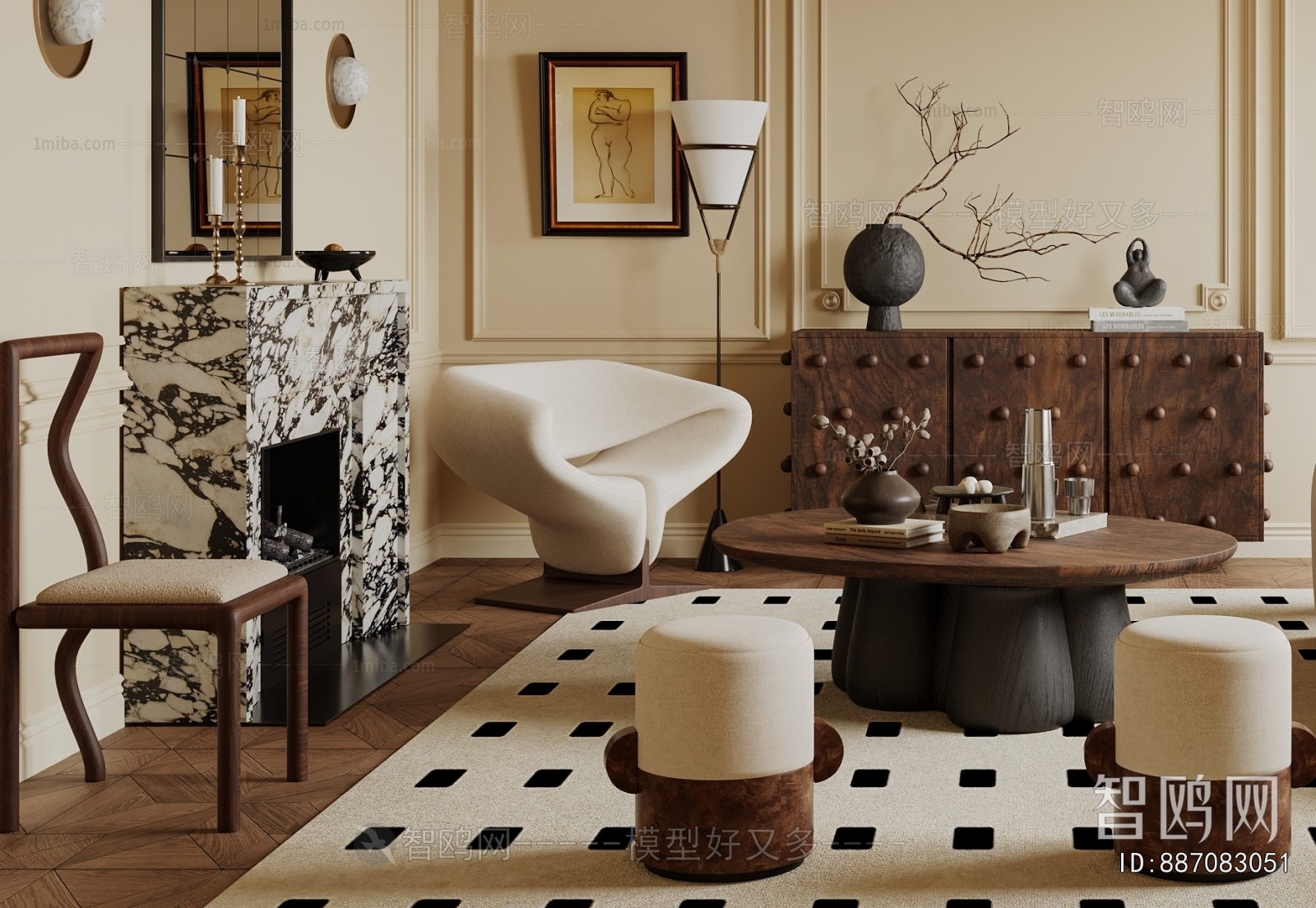 French Style A Living Room