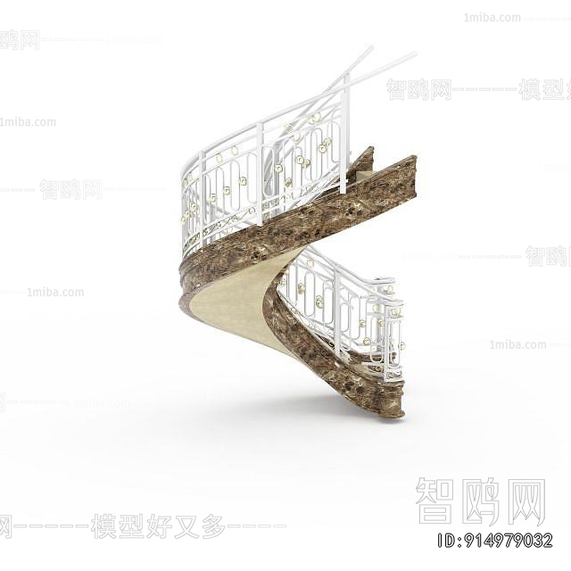 European Style Rotating Staircase
