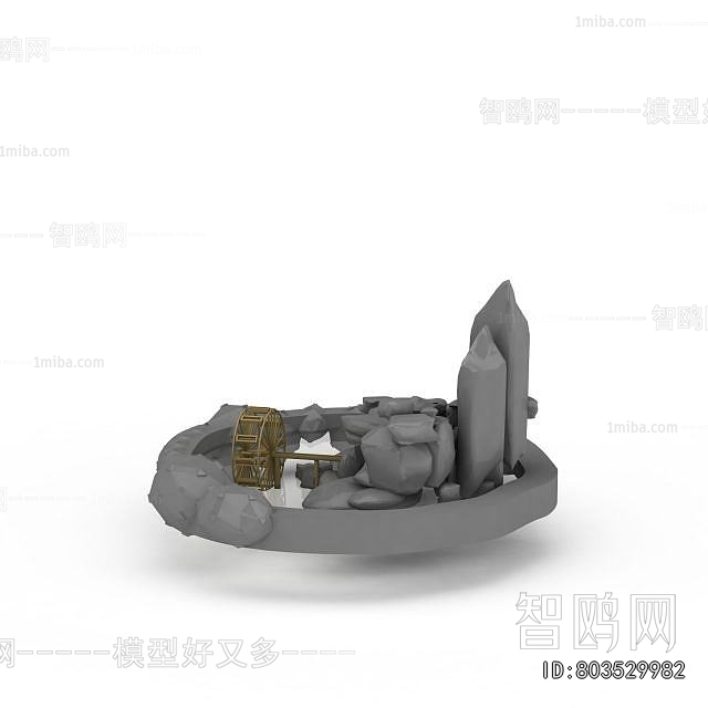 Modern Rockery Waterscape