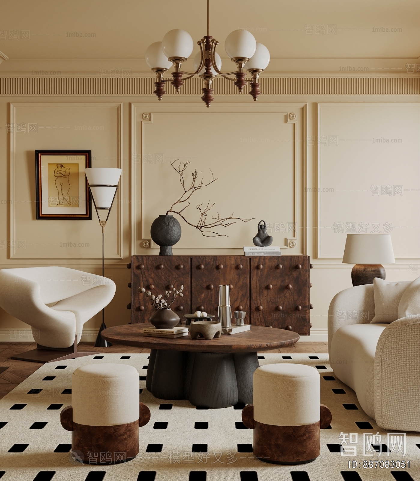 French Style A Living Room