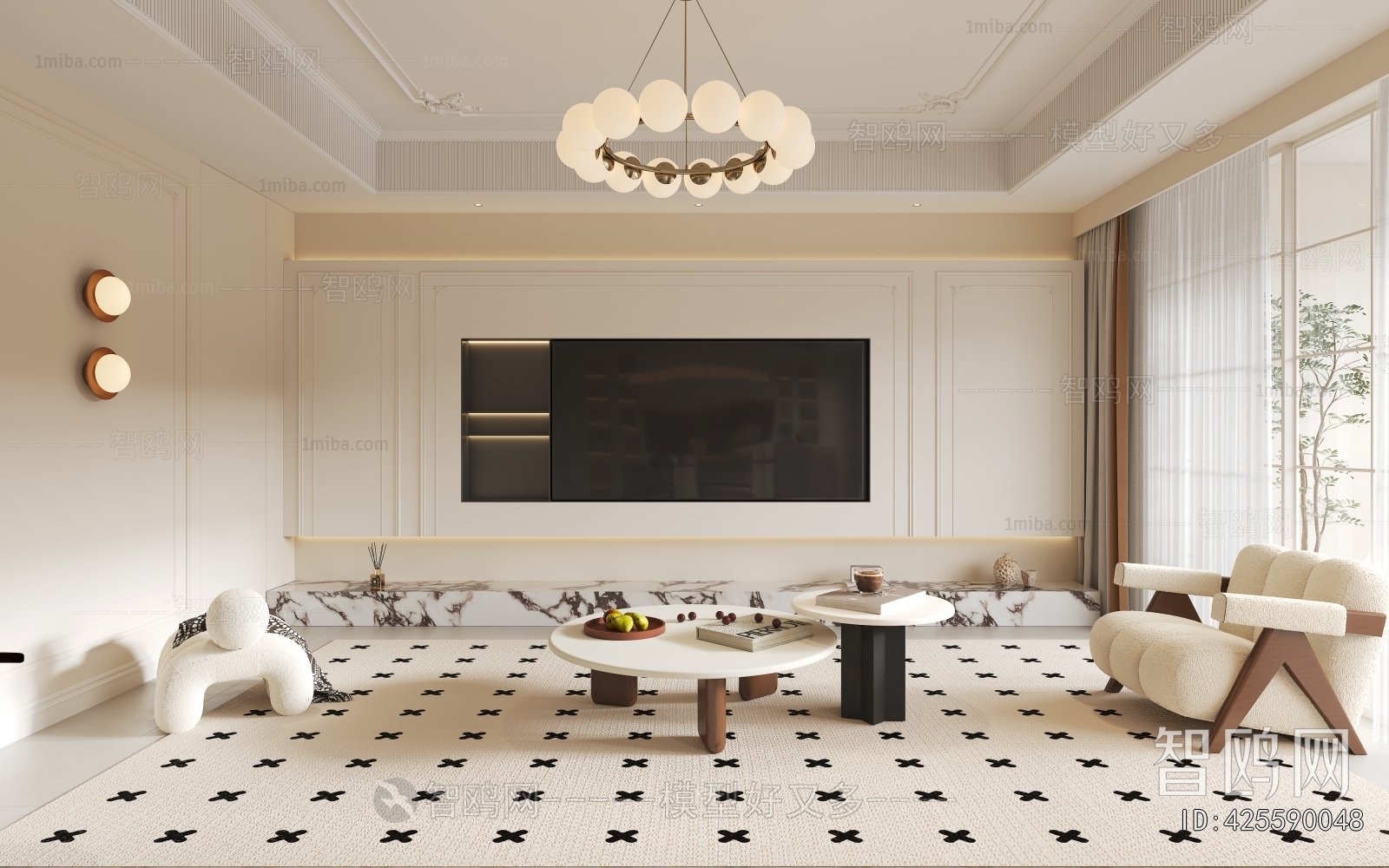 French Style A Living Room