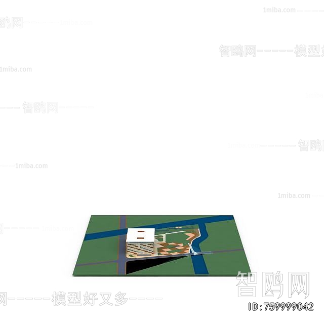 Modern Architectural Bird's-eye View Planning