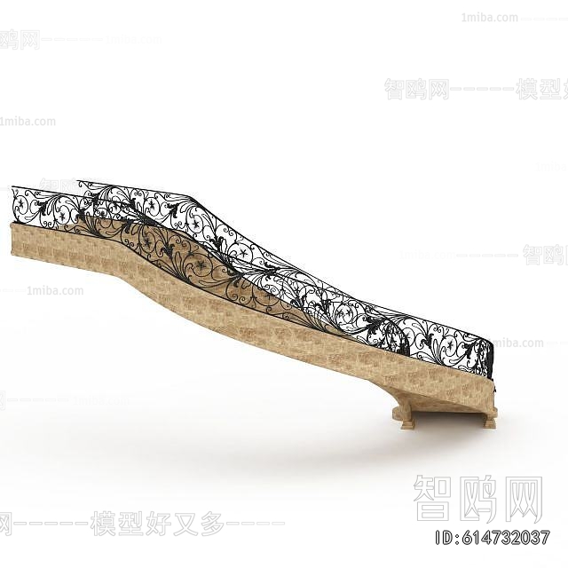 European Style Rotating Staircase