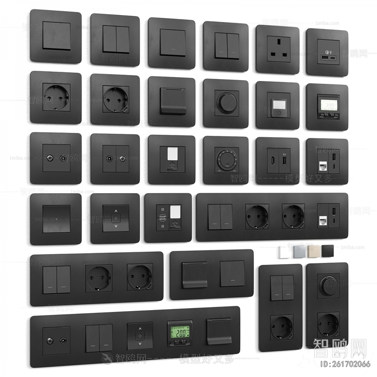 Modern Switch Socket Panel