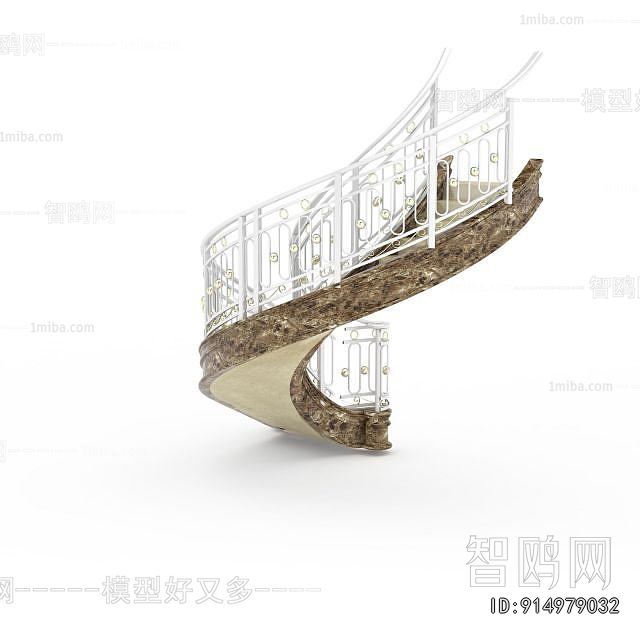 European Style Rotating Staircase