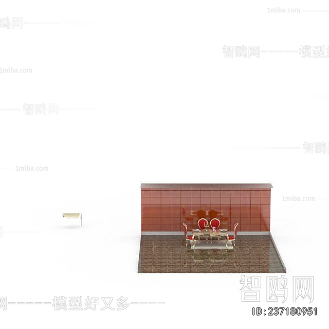 European Style Dining Table And Chairs