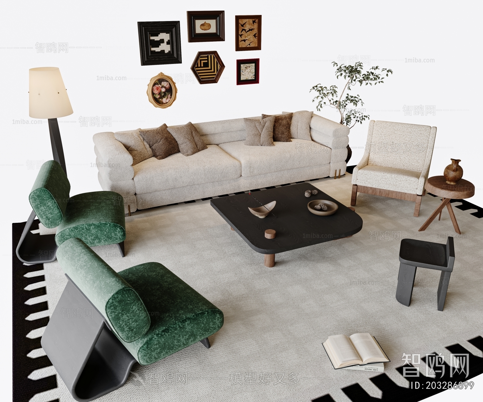 French Style Sofa Combination