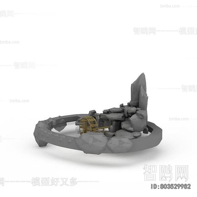 Modern Rockery Waterscape