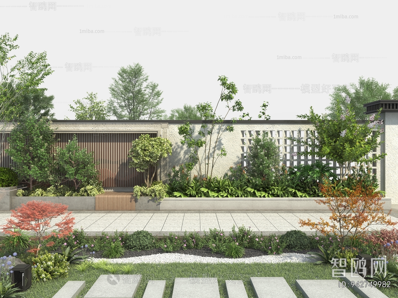 Modern Courtyard/landscape