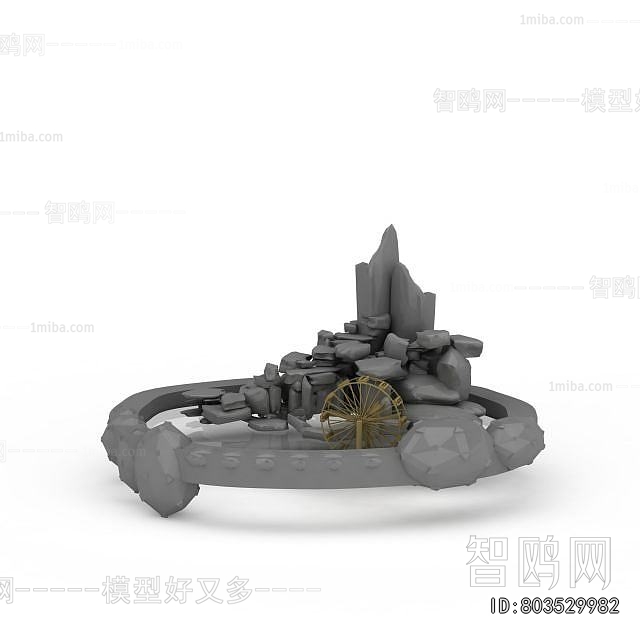 Modern Rockery Waterscape