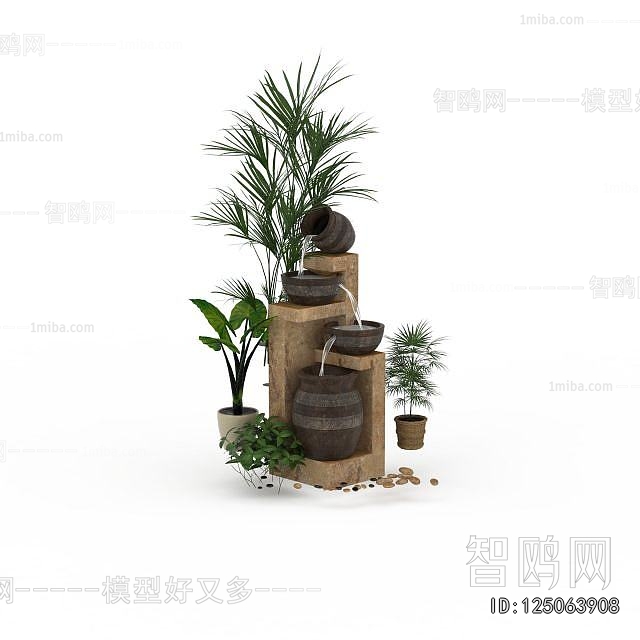 Modern Rockery Waterscape