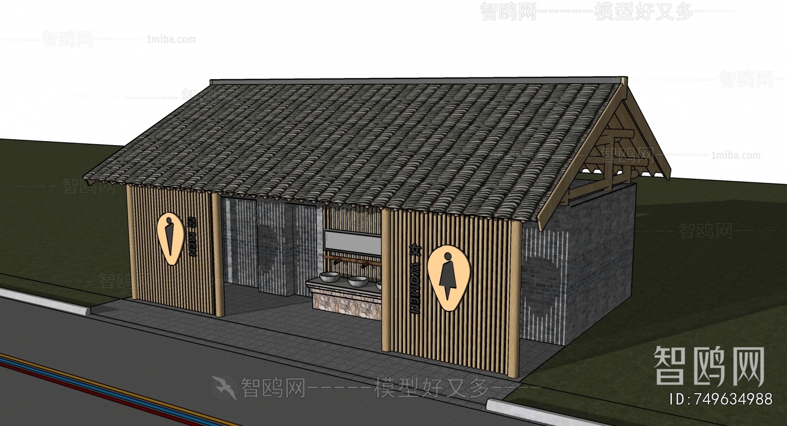 New Chinese Style Public Building