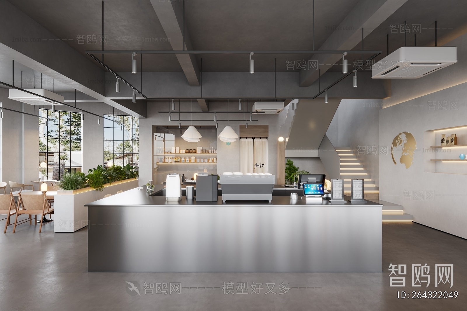 Industrial Style Cafe