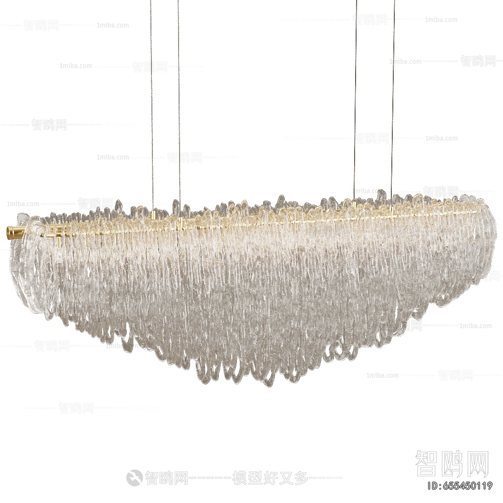Modern Long Chandelier