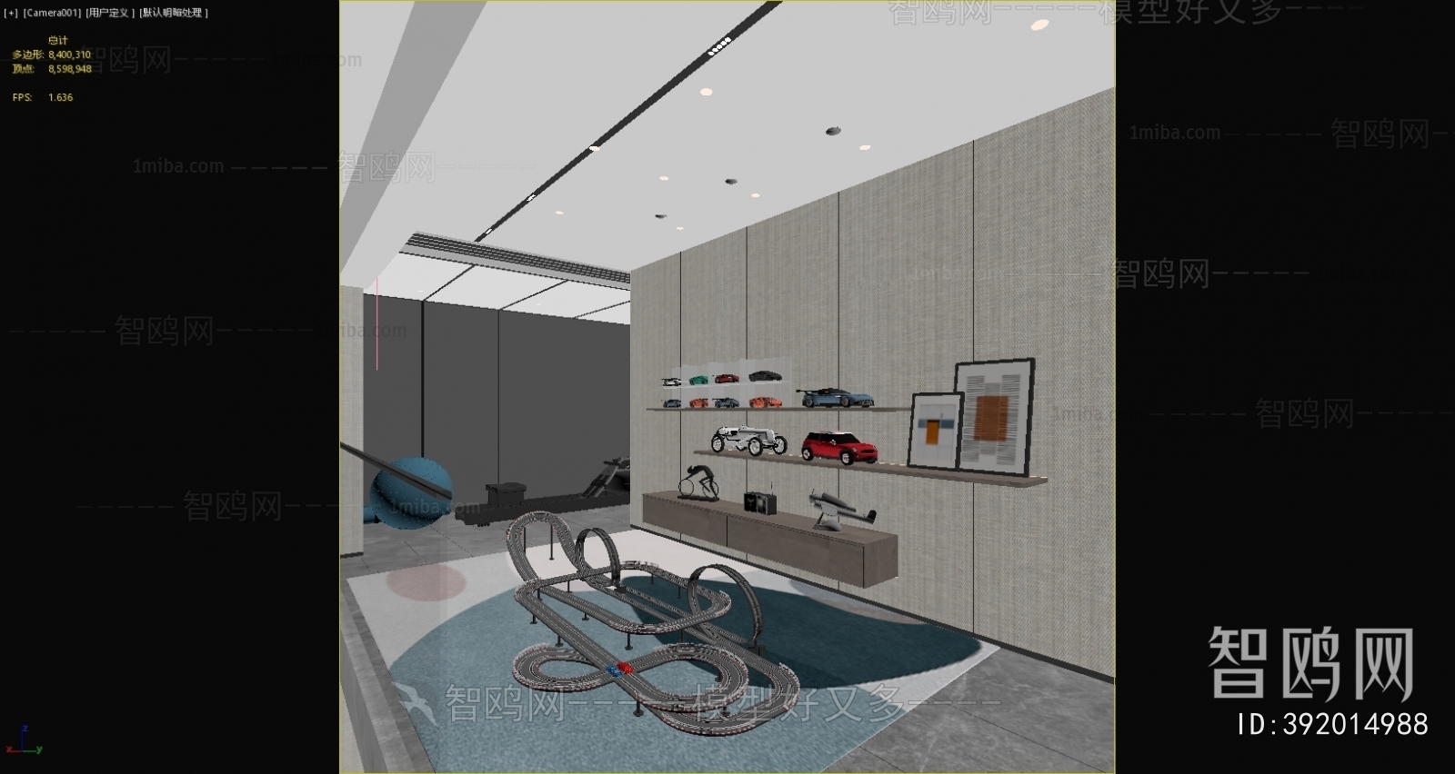 Modern Children's Room Activity Room