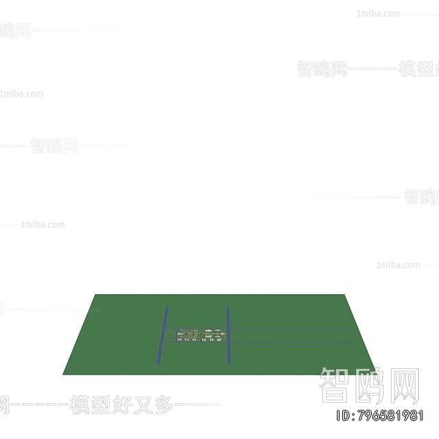 Modern Architectural Bird's-eye View Planning