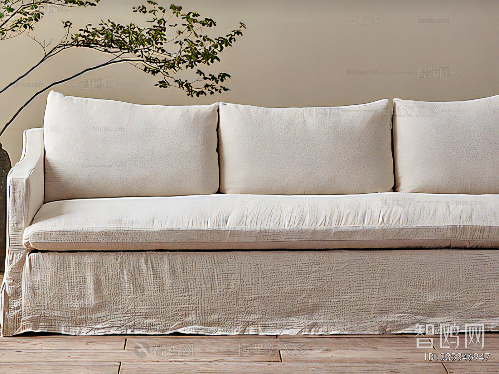 Modern Three-seat Sofa