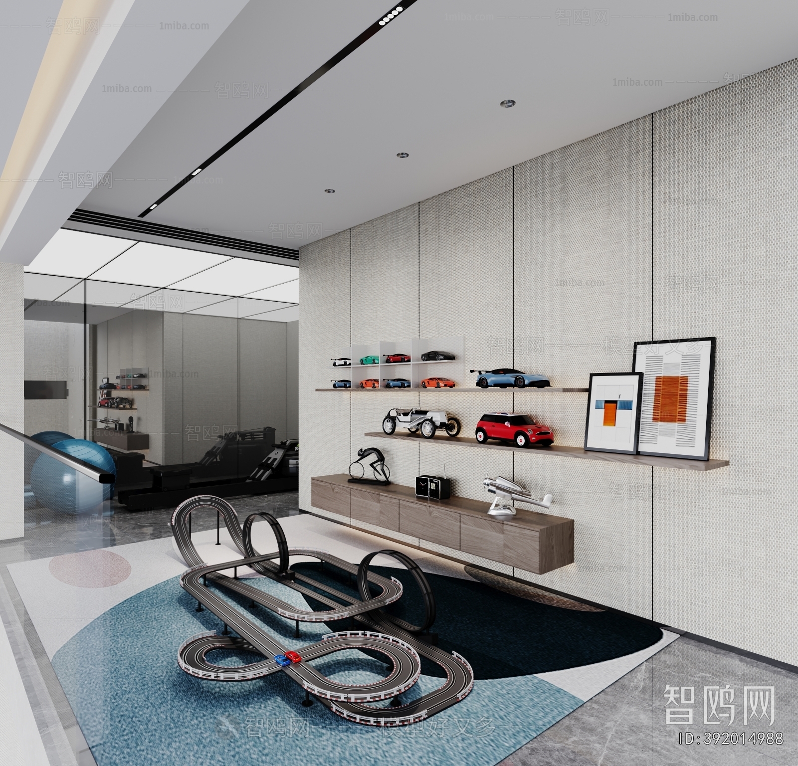 Modern Children's Room Activity Room