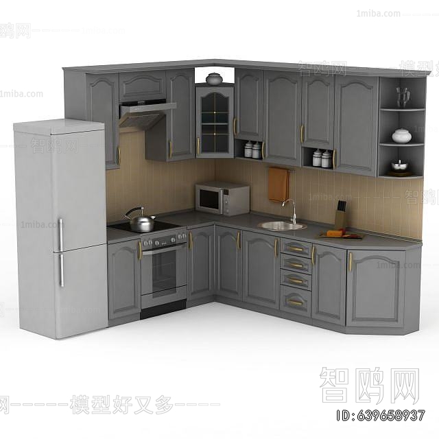 French Style Kitchen Cabinet
