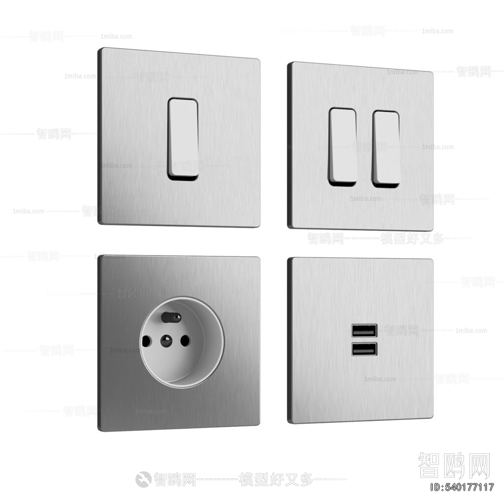Modern Switch Socket Panel