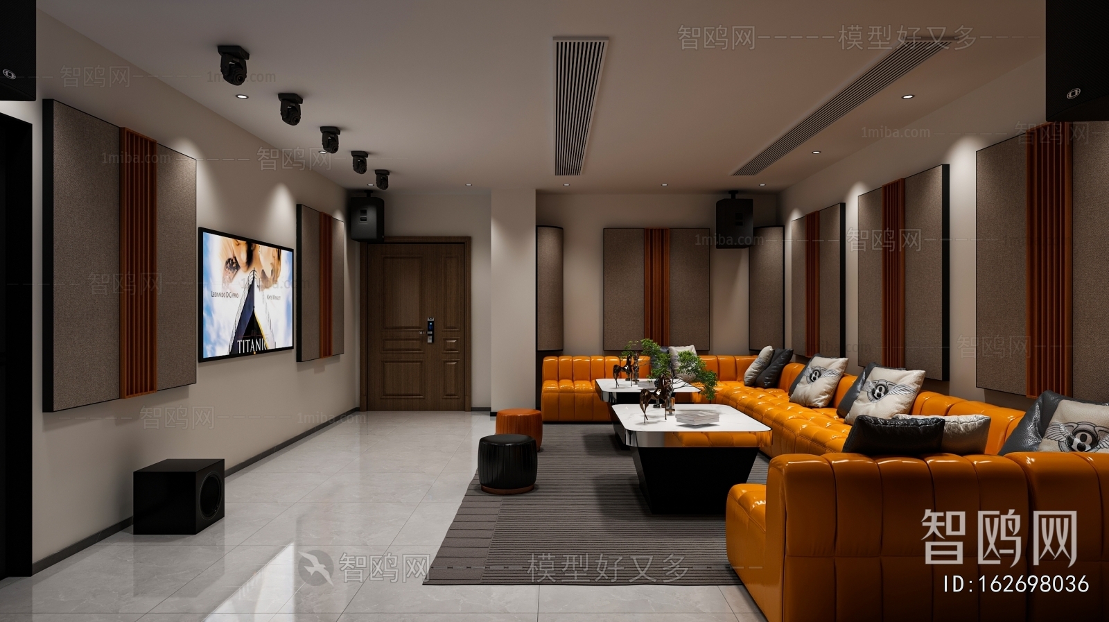 Modern Audiovisual Room