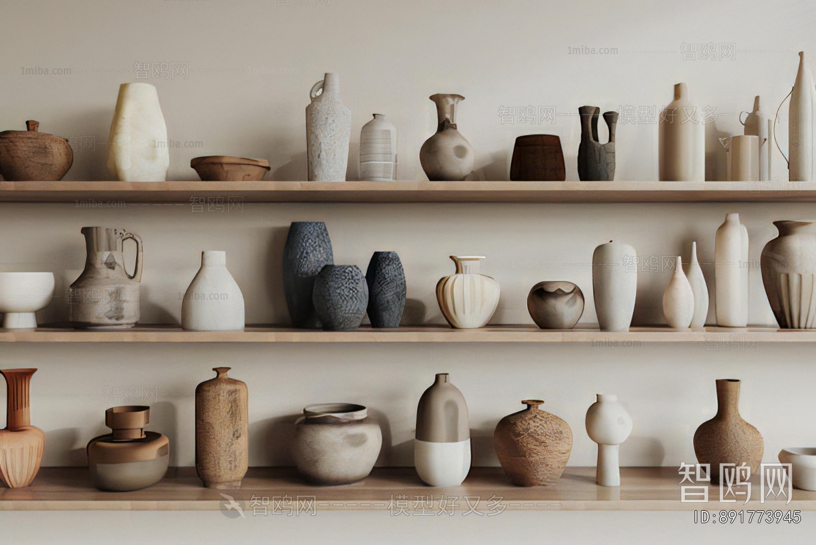 Wabi-sabi Style Clay Pot