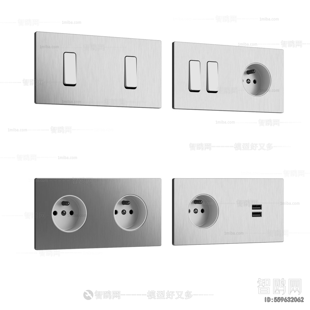 Modern Switch Socket Panel