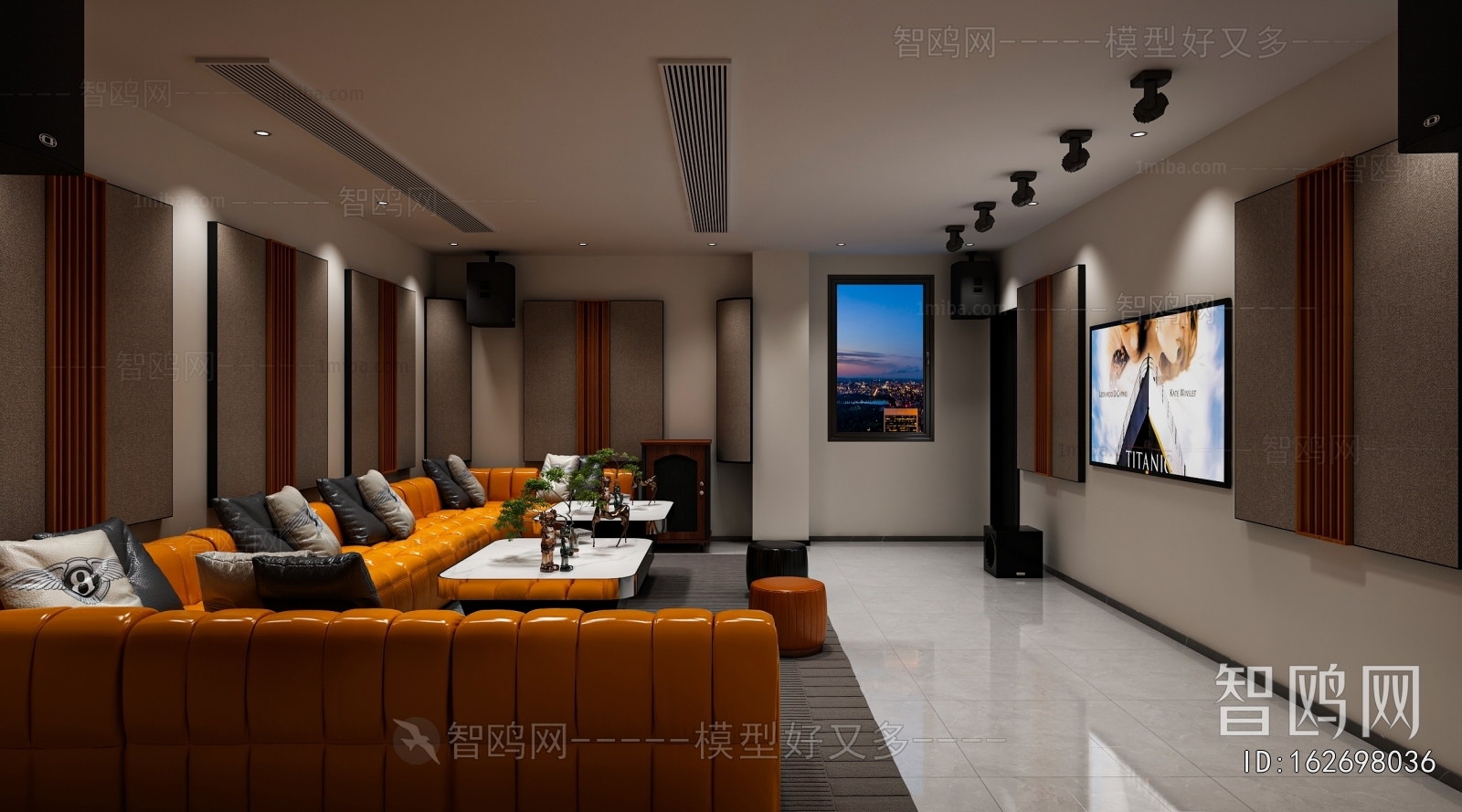 Modern Audiovisual Room