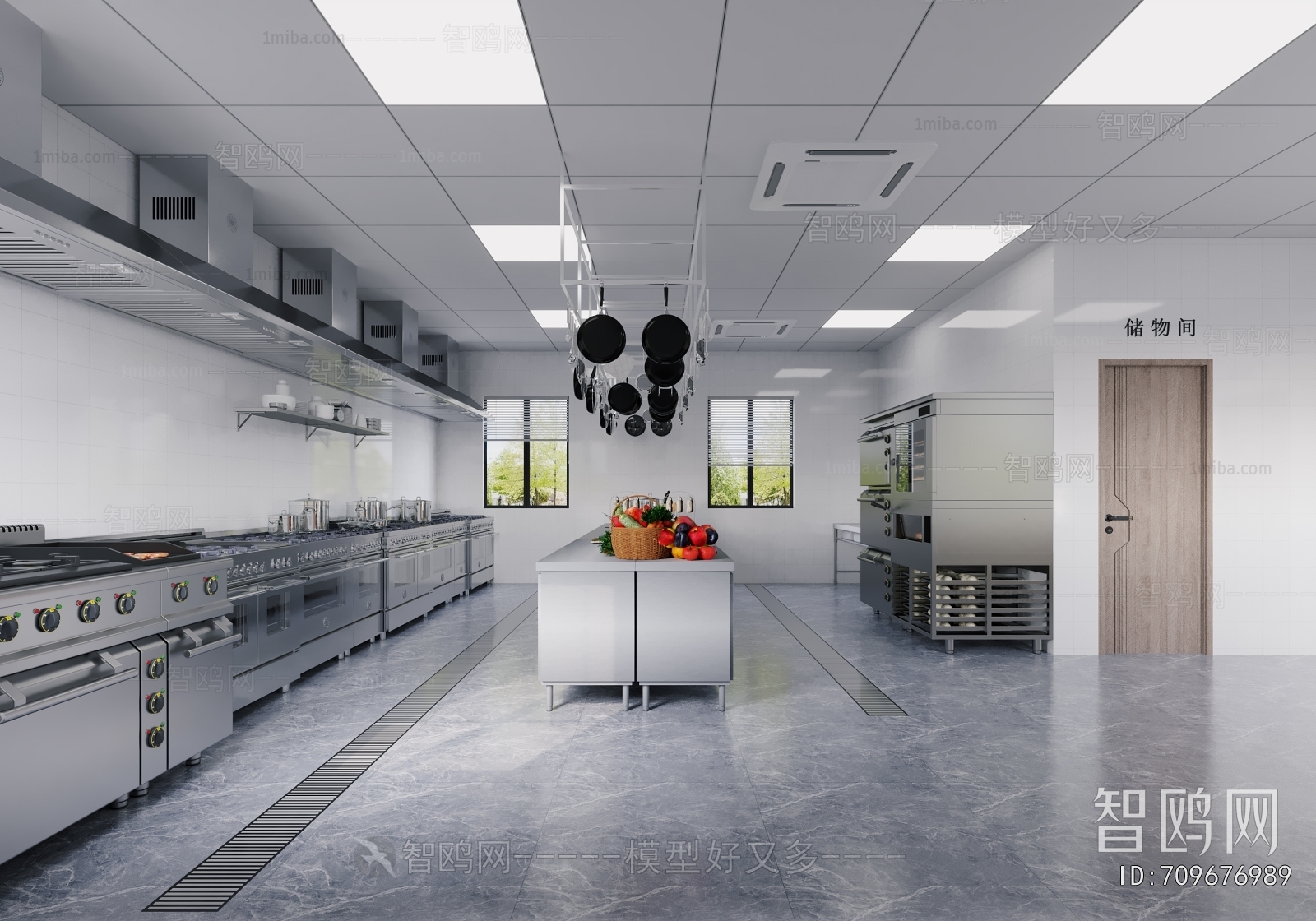 Modern Central Kitchen