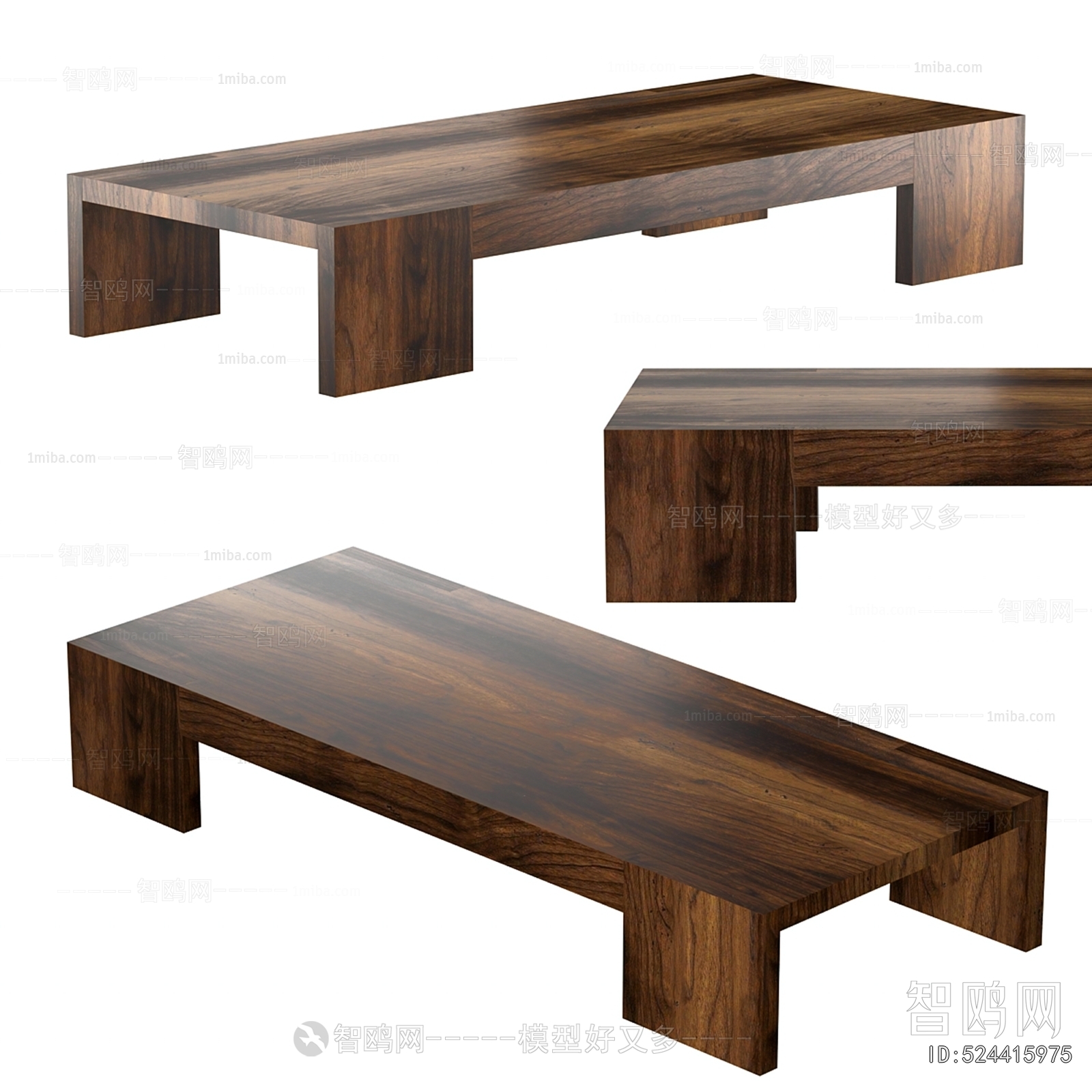 Modern Wooden Bench Or Stool