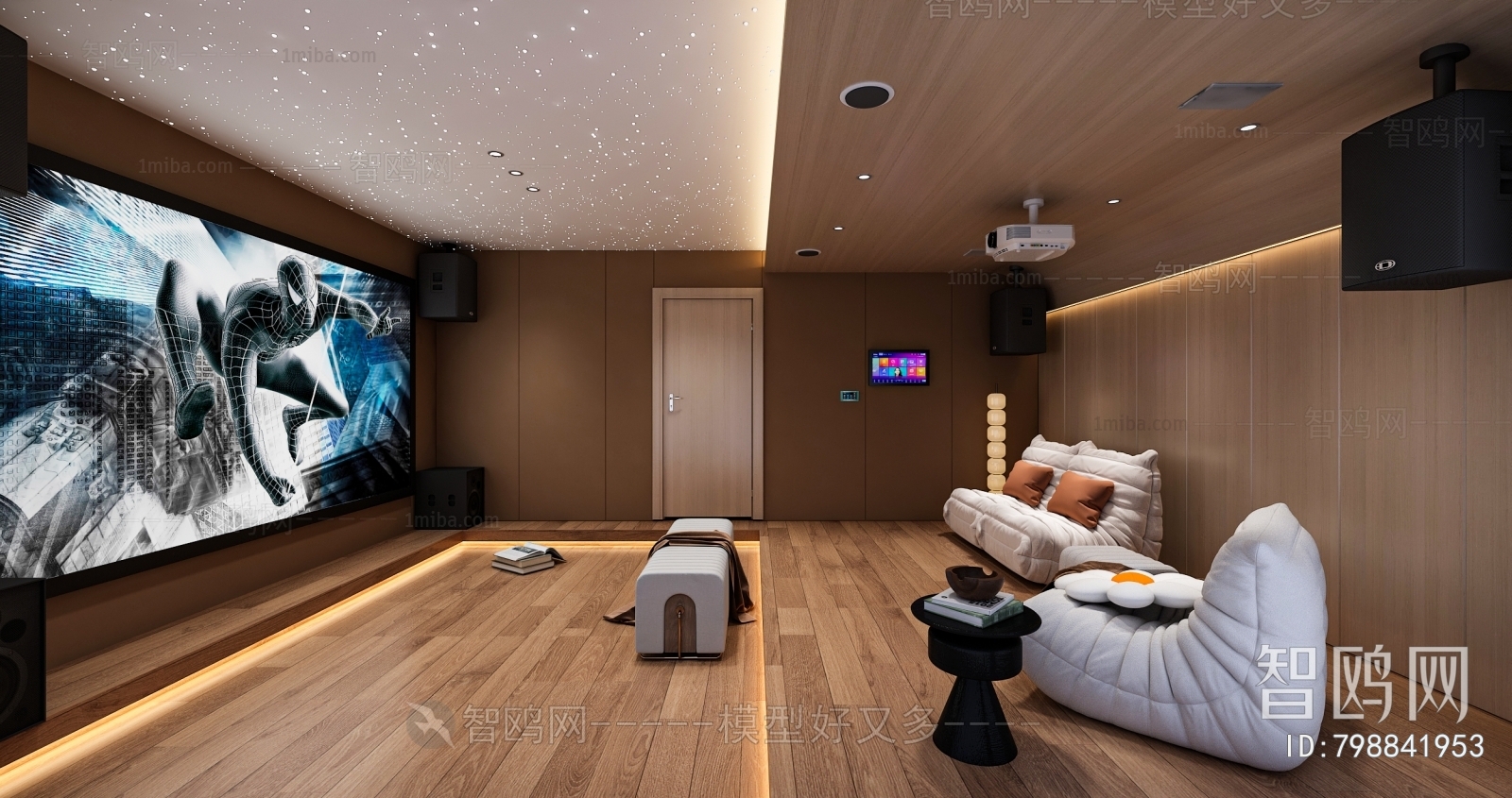 Modern Audiovisual Room