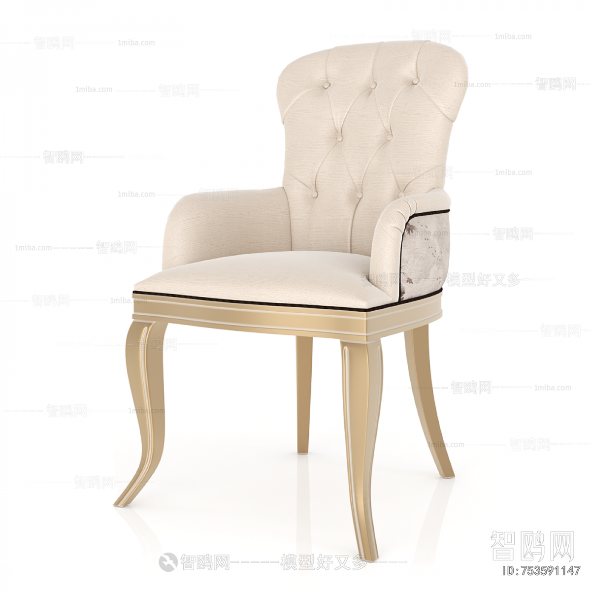 Simple European Style Dining Chair
