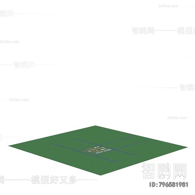 Modern Architectural Bird's-eye View Planning