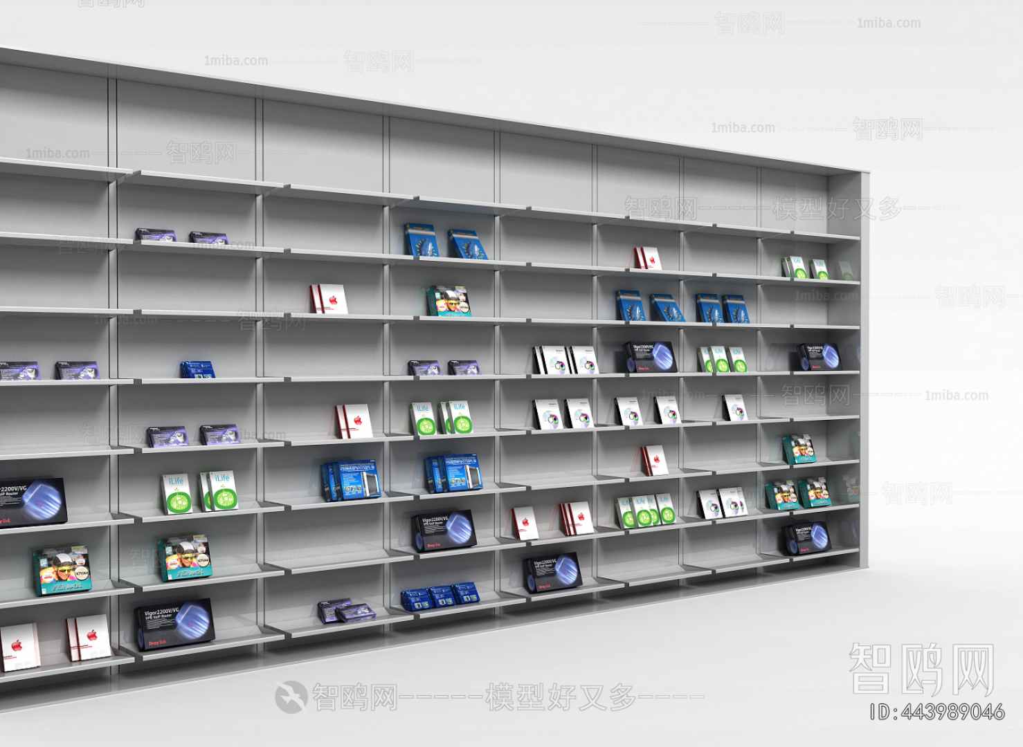 Modern Supermarket Shelf