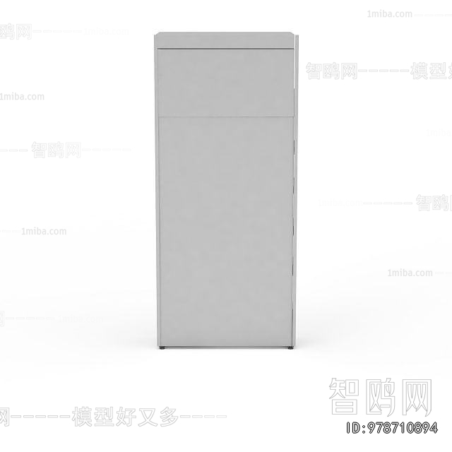 Modern Supermarket Shelf