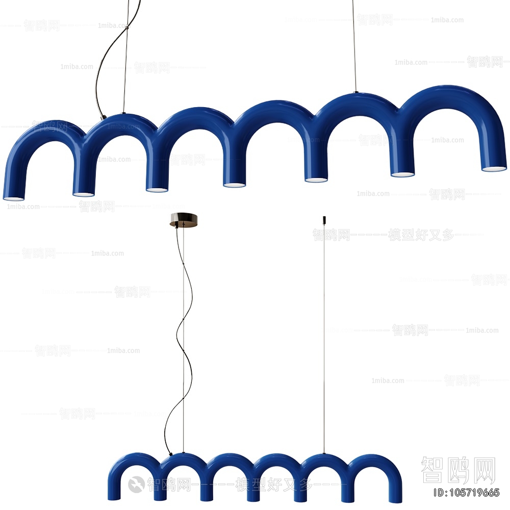 Modern Long Chandelier