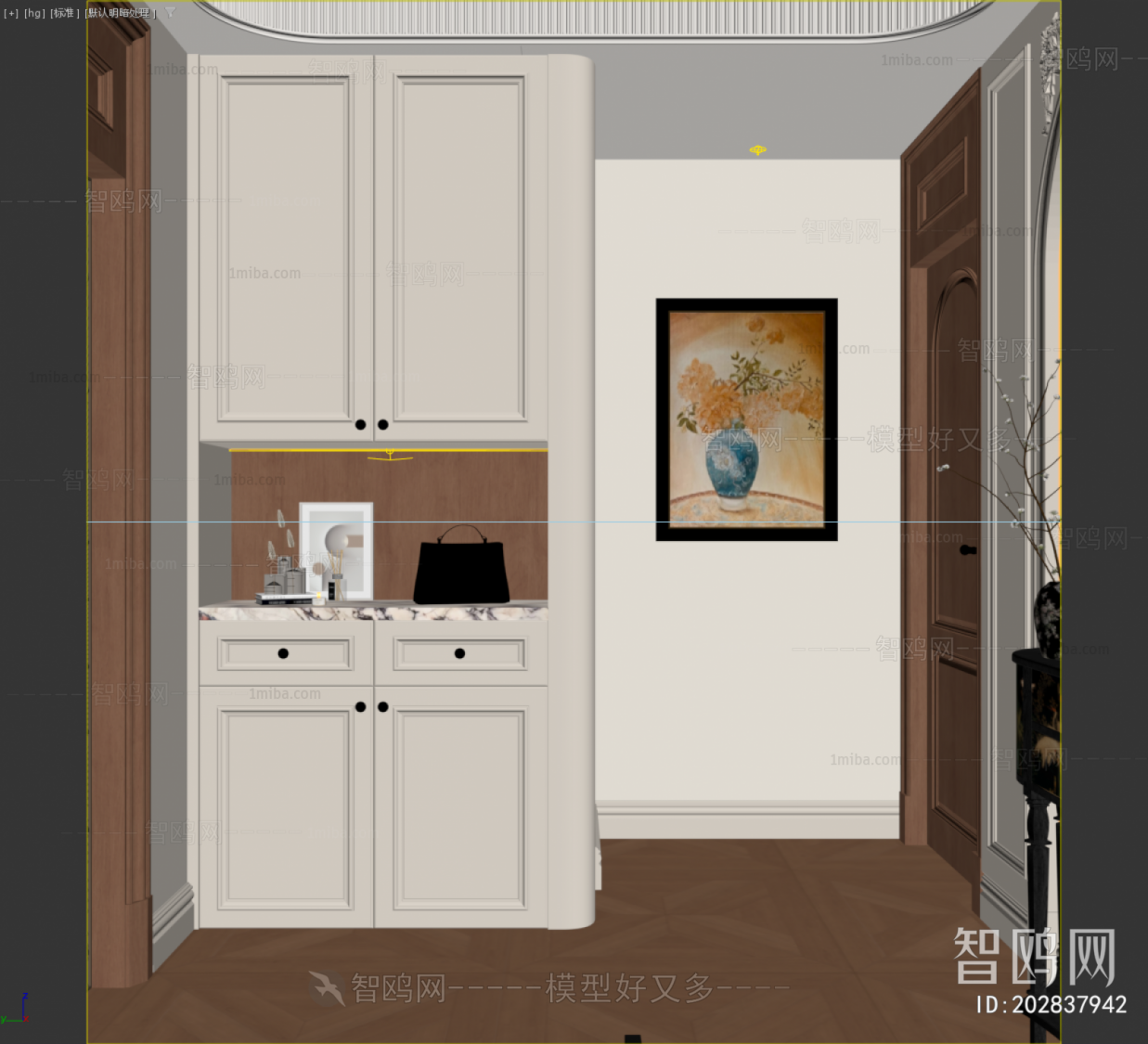 French Style Shoe Cabinet