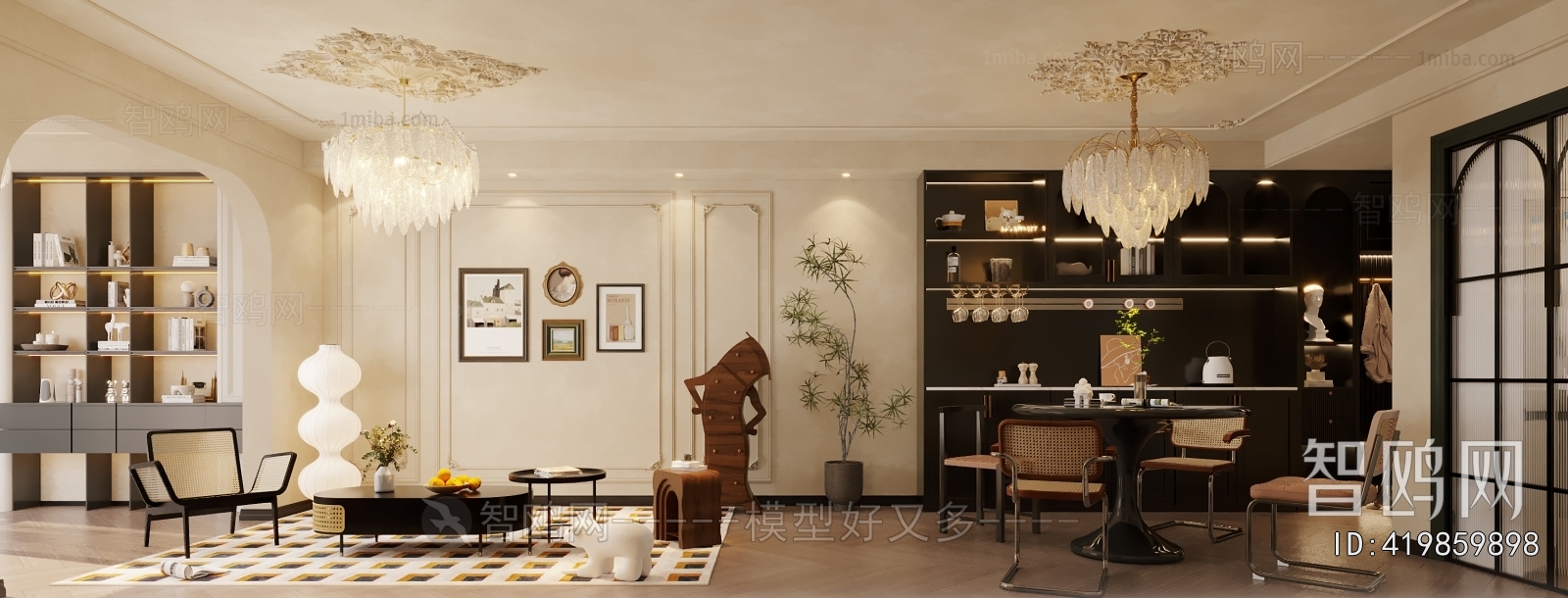 French Style A Living Room