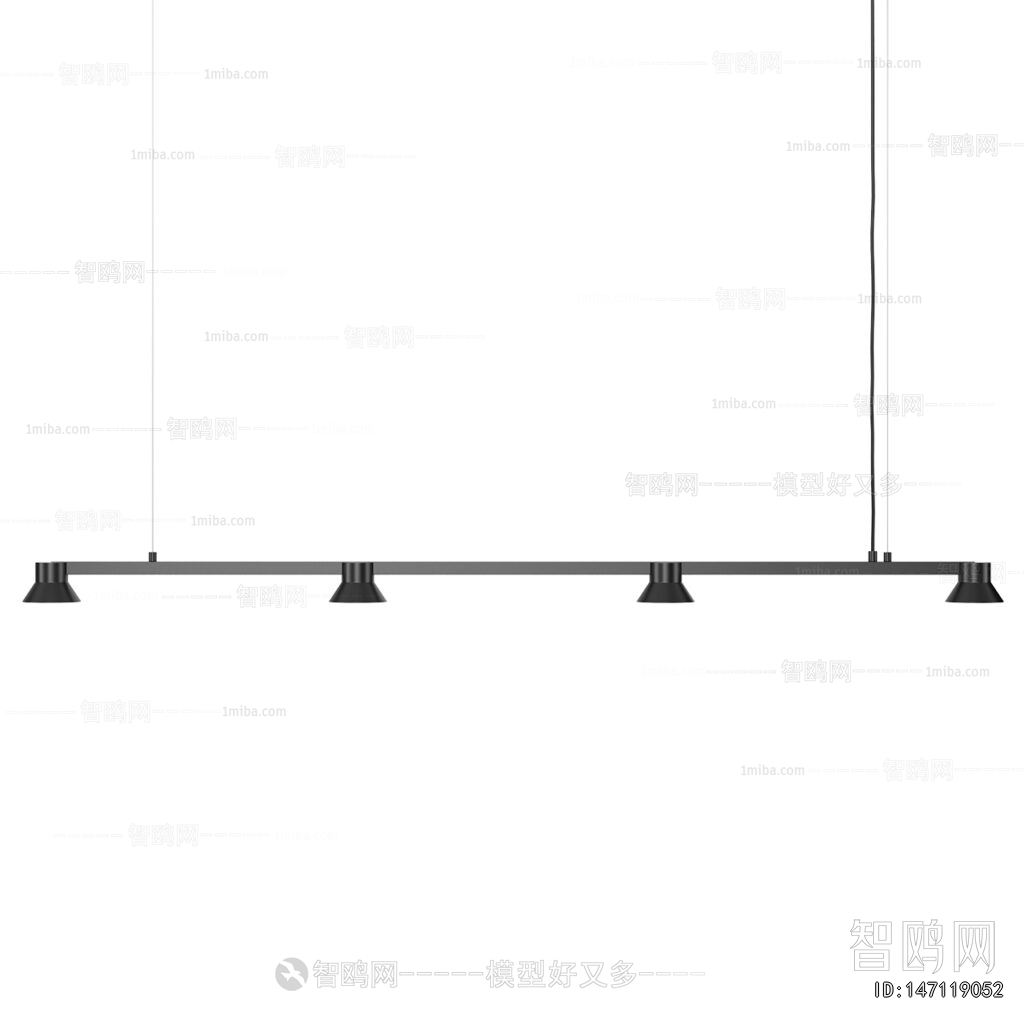 Modern Long Chandelier