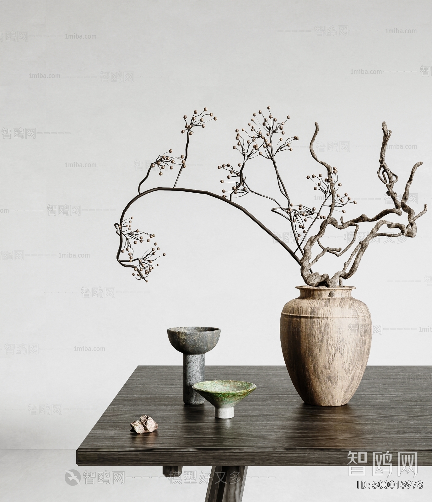 Wabi-sabi Style Dried Branch