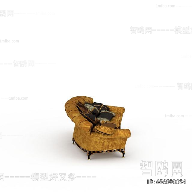 European Style Curved Sofa