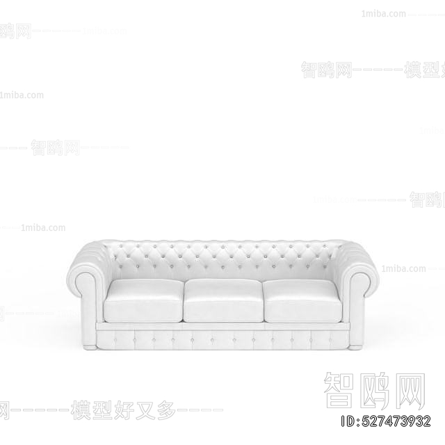 European Style Three-seat Sofa