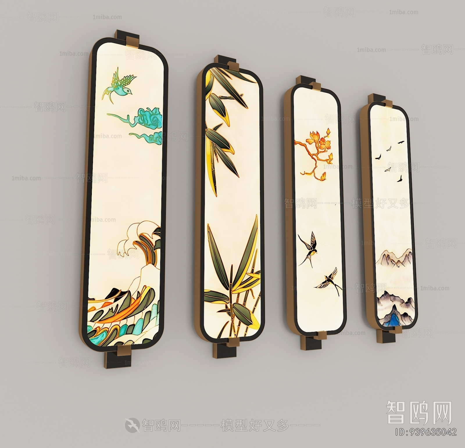 New Chinese Style Wall Lamp