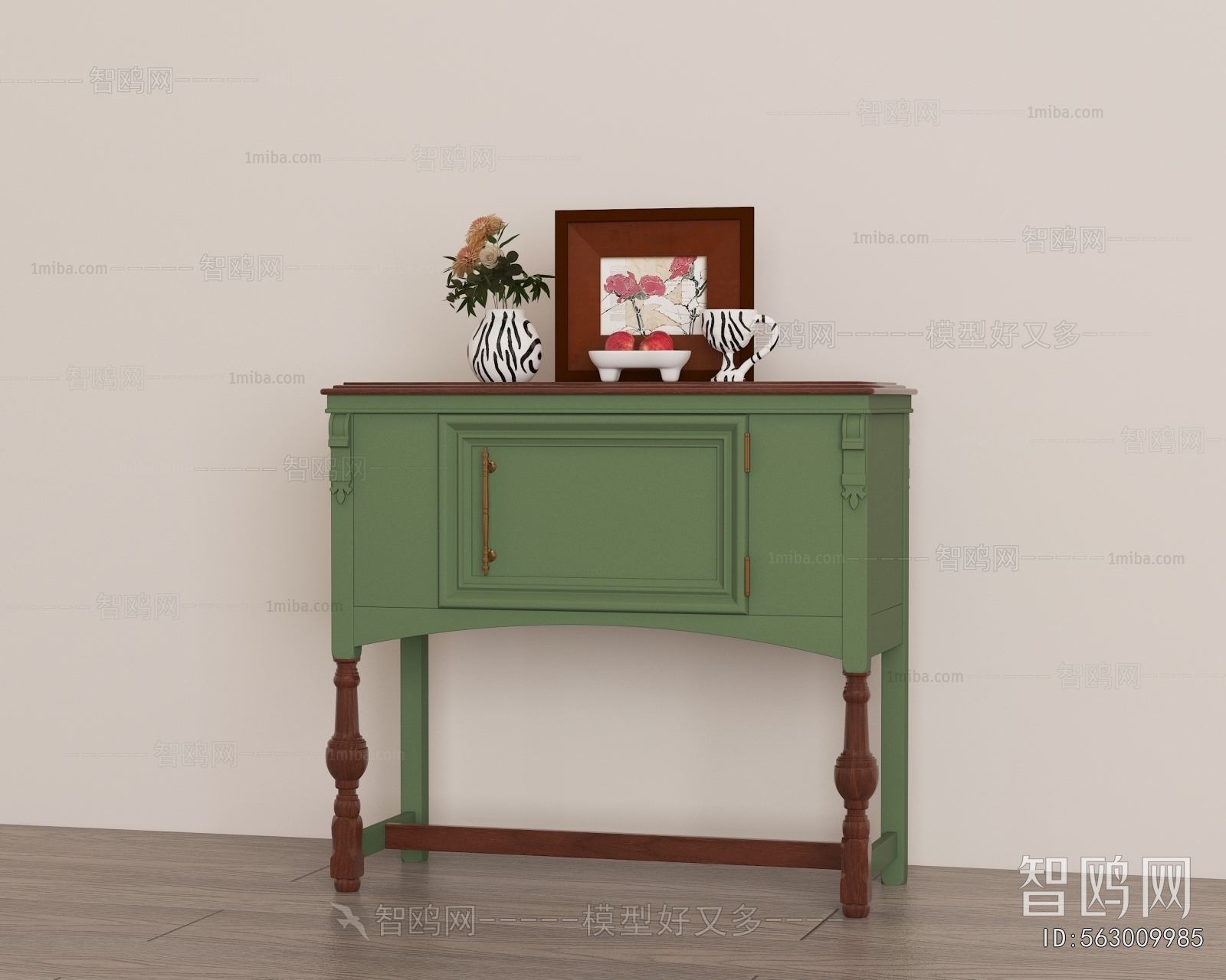 French Style Entrance Cabinet