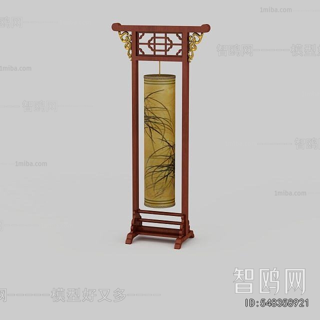 New Chinese Style Floor Lamp