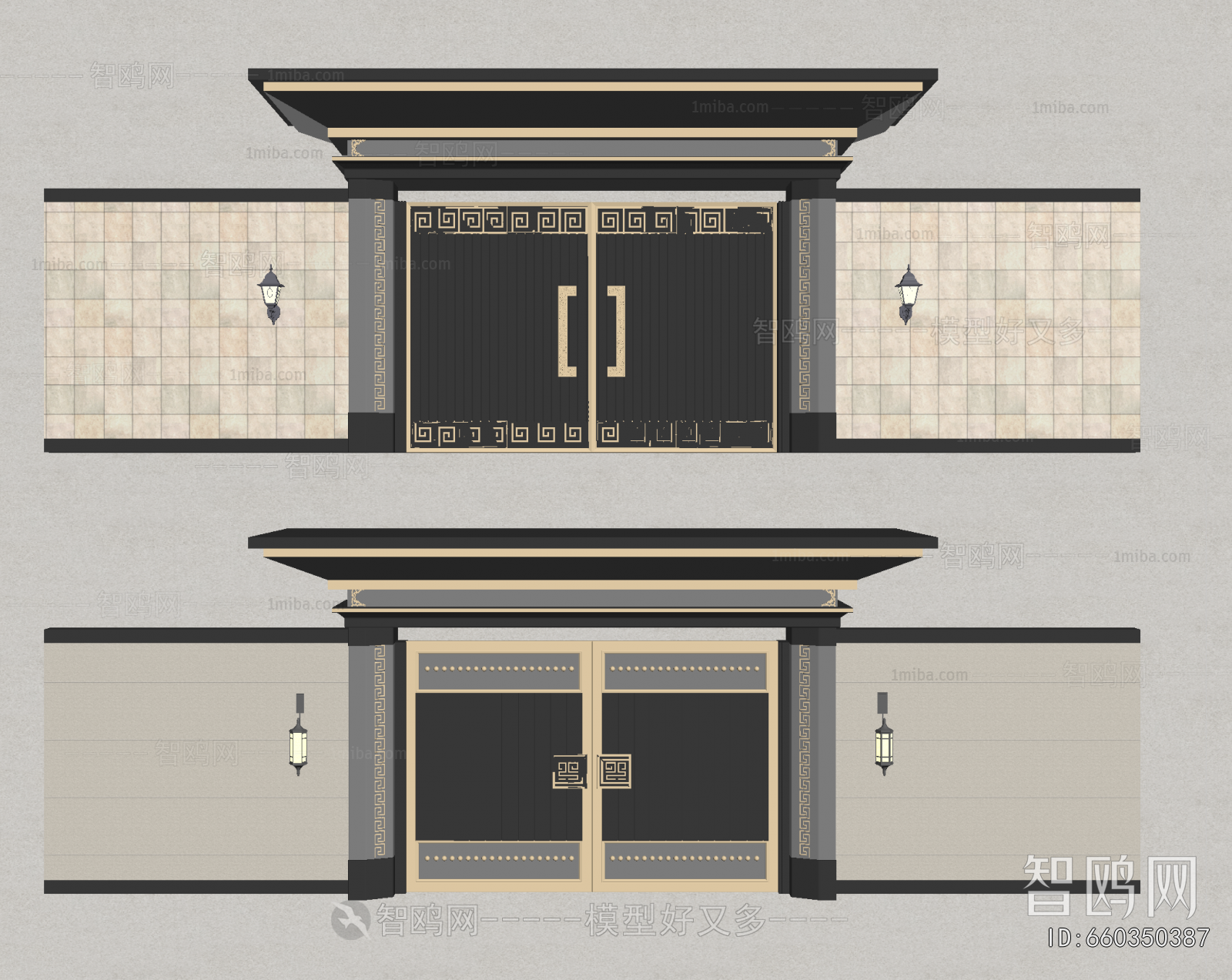 New Chinese Style Facade Element
