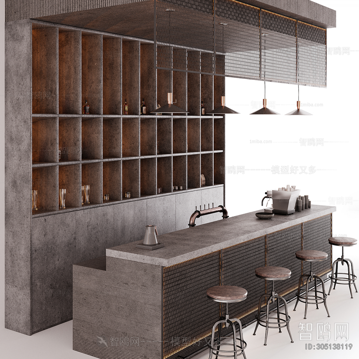 Modern Counter Bar