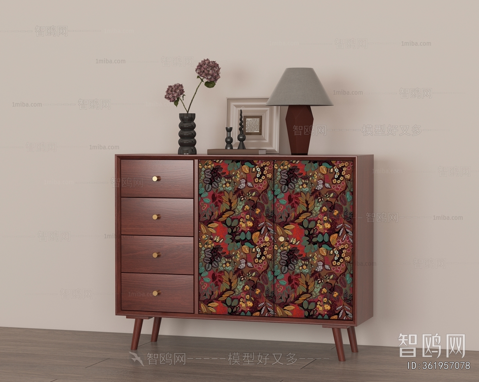 French Style Side Cabinet