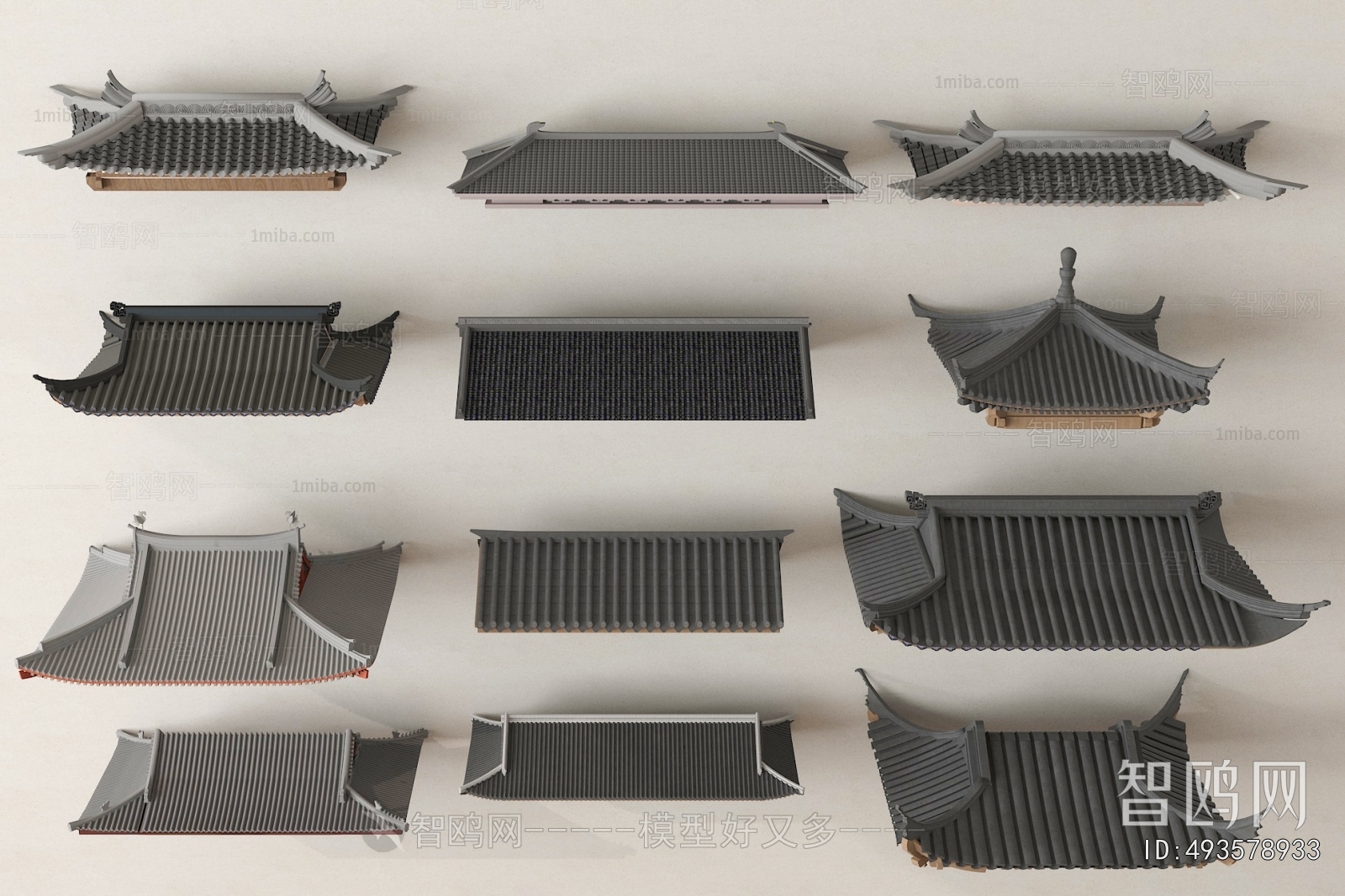 Chinese Style Building Component