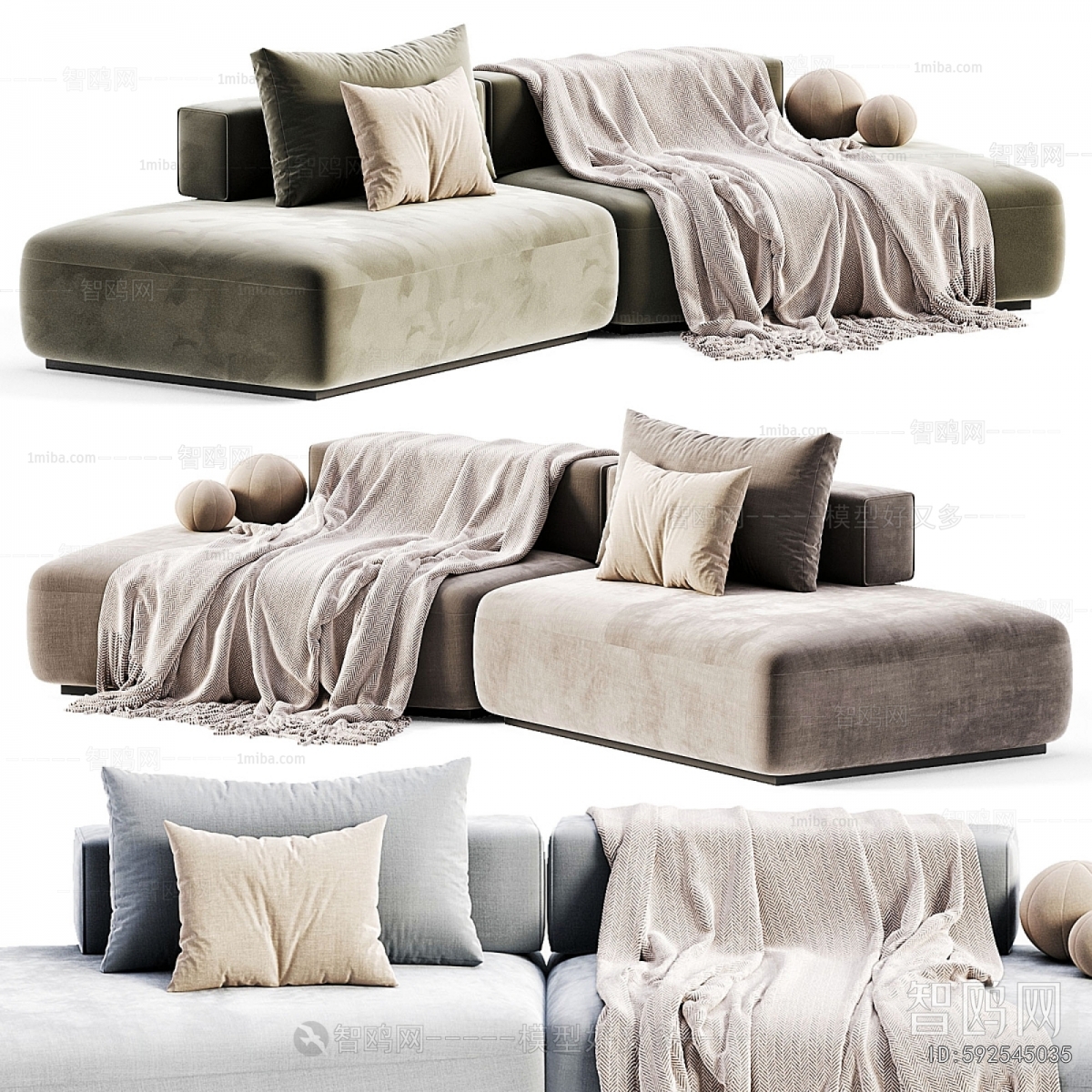Modern Shaped Sofa